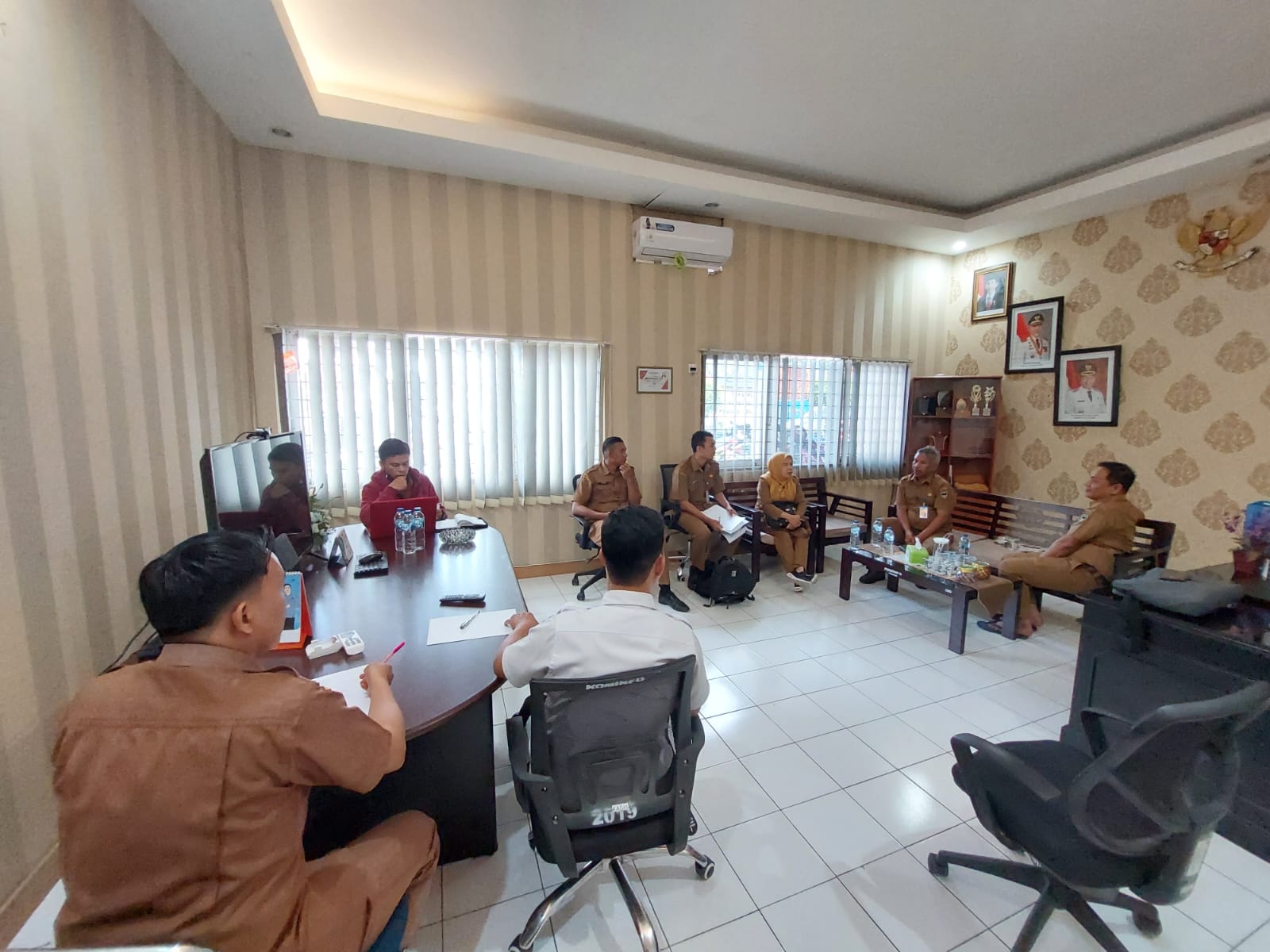 Inspektorat Daerah melakukan koordinasi pembuatan Aplikasi Tindak Lanjut dengan Dinas Kominfo