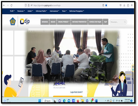 INSPEKTORAT LAKSANAKAN PENDAMPINGAN PELAPORAN SPT TAHUNAN 2022 DENGAN KPPKP PAINAN TAHUN 2023