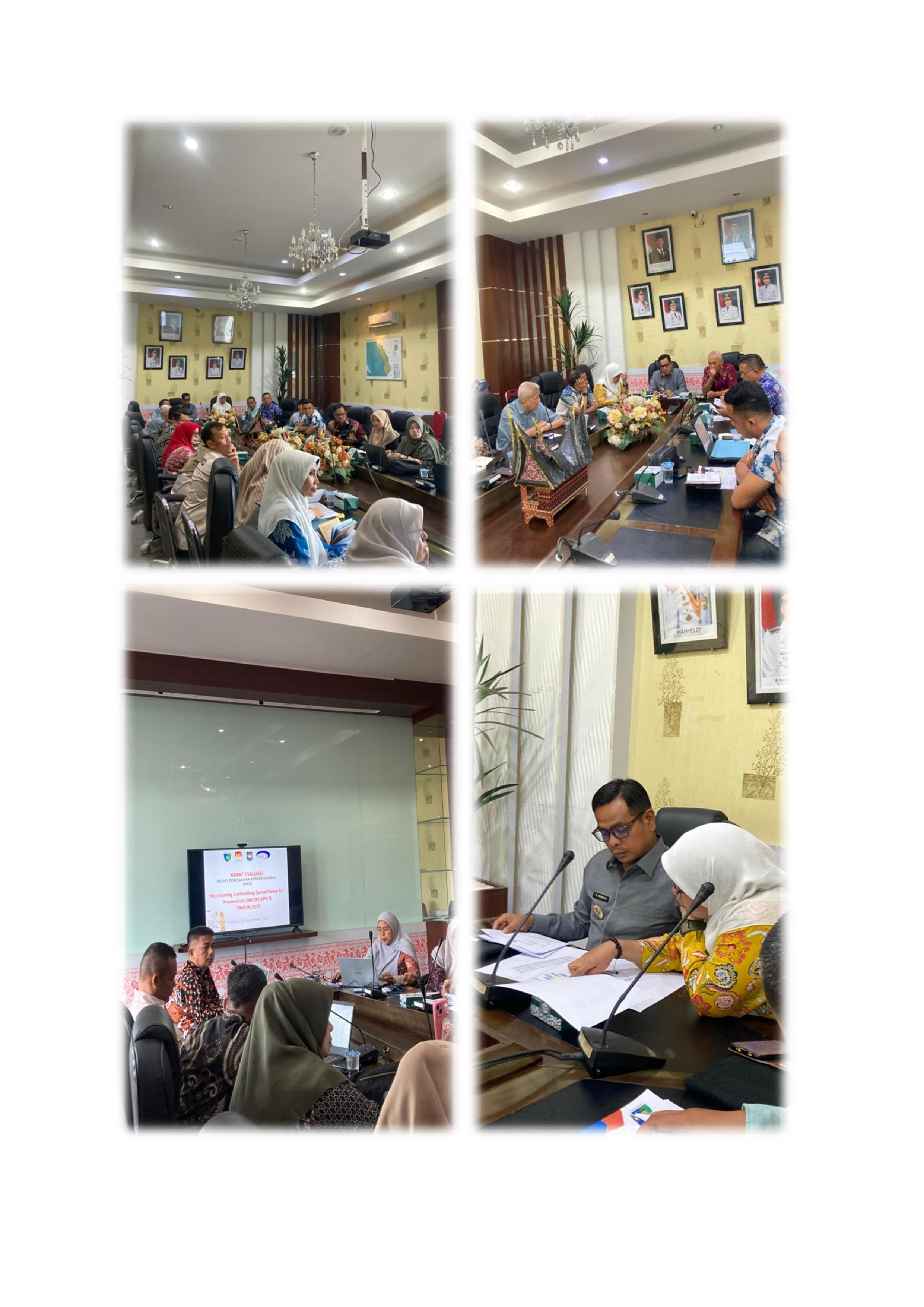 Rapat Evaluasi Capaian MCSP KPK RI Tahun 2025