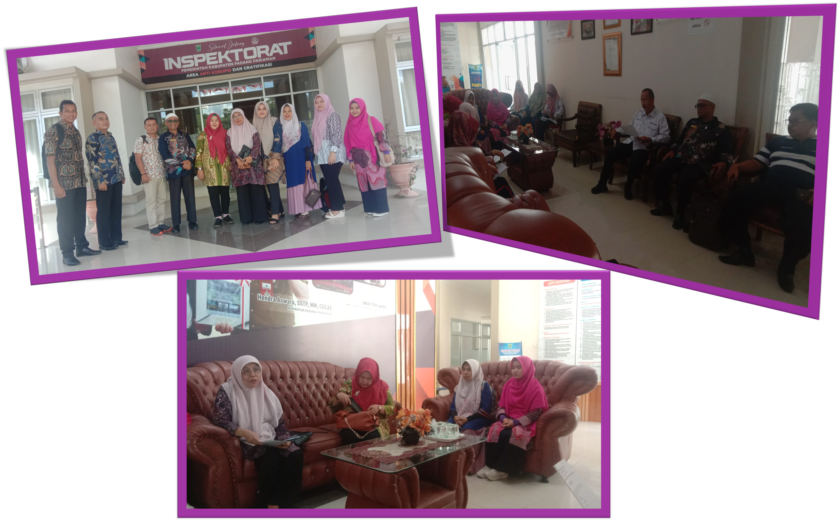 Inspektorat Kabupaten Pesisir Selatan Lakukan Telaah Sejawat Ekstern ke Inspektorat Kabupaten Padang