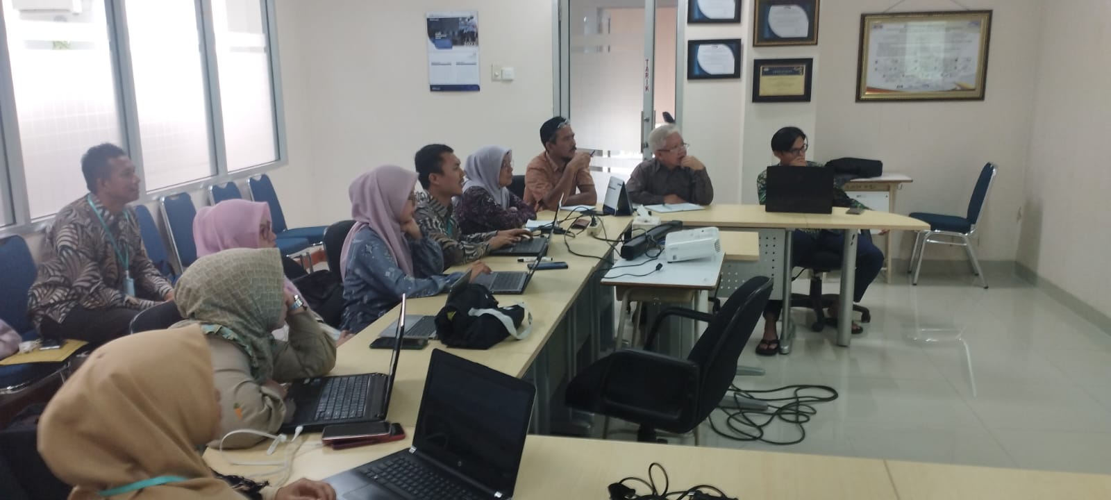 Inspektorat Daerah Kabupaten Pesisir Selatan melakukan koordinasi perihal SPIP Terintegrasi bersama 